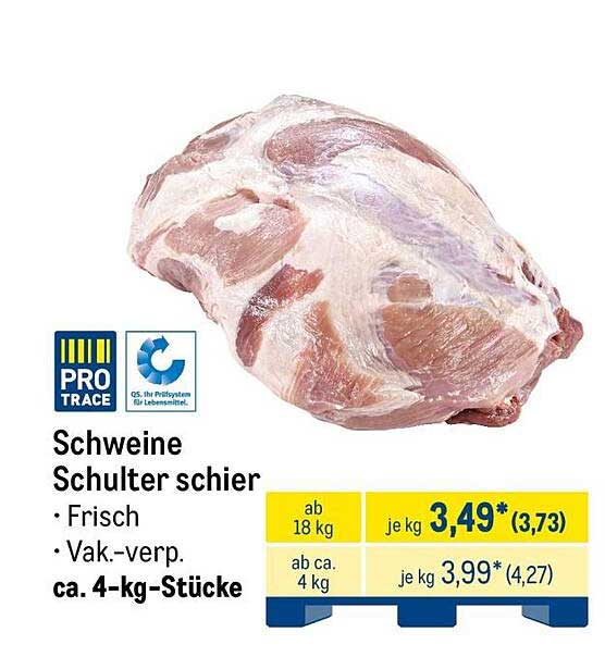 Schweine Schulter schier