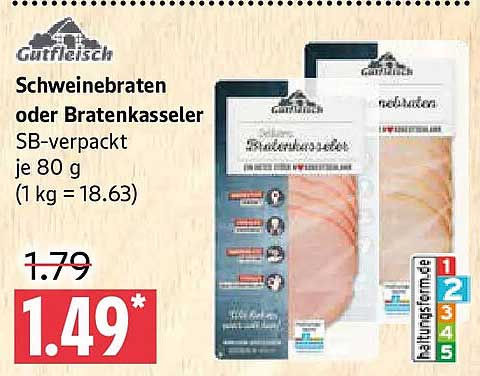 Schweinebraten oder Bratenkasseler