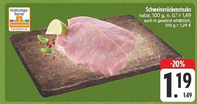 Schweinerückensteaks