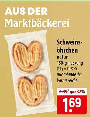 Schweins-örhrchen natur 150-g-Packung