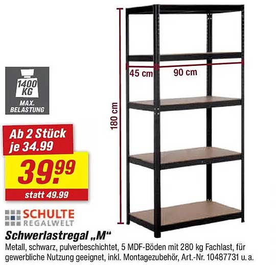 Schwerlastregal „M“