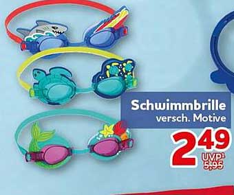 Schwimmbrille versch. Motive
