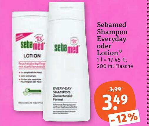 Sebamed Shampoo Everyday oder Lotion