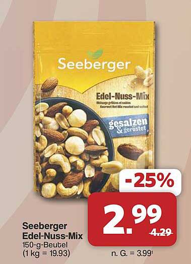Seeberger Edel-Nuss-Mix