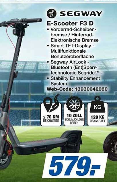 SEGWAY E-Scooter F3 D
