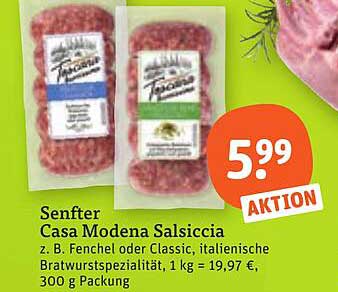 Senfter Casa Modena Salsiccia