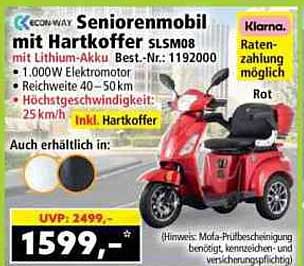 Seniorenmobil mit Hartkoffer SLSM08