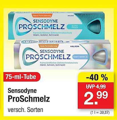 Sensodyne ProSchmelz versch. Sorten