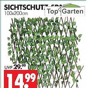 SICHTSCHUTZ-... 100x200cm Top Garten