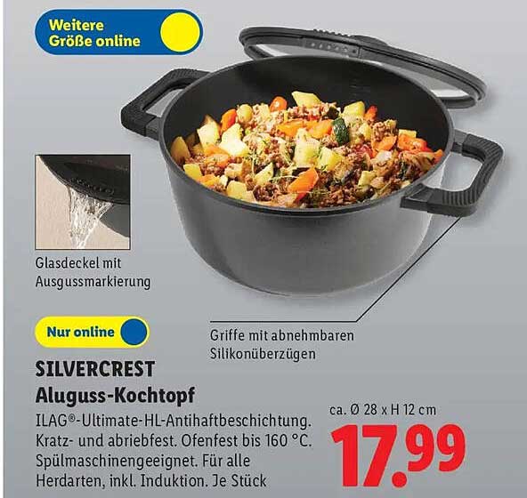 SILVERCREST Aluguss-Kochtopf