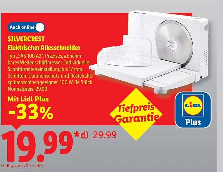SILVERCREST Elektrischer Allesschneider