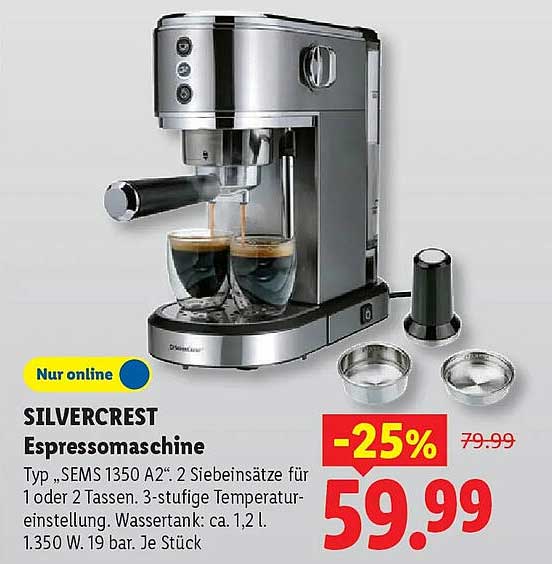SILVERCREST Espressomaschine