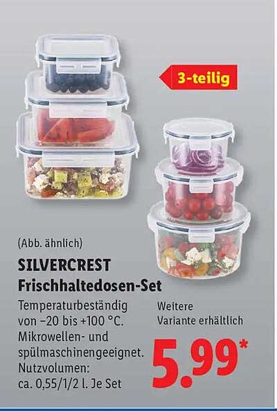 SILVERCREST Frischhaltedosen-Set