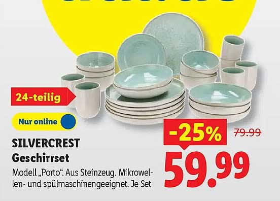 SILVERCREST Geschirrset