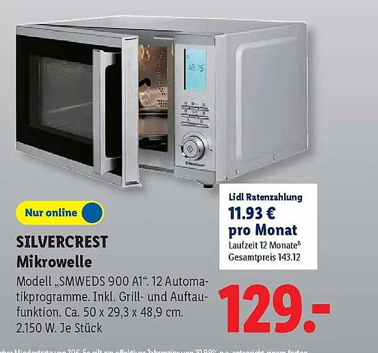 SILVERCREST Mikrowelle