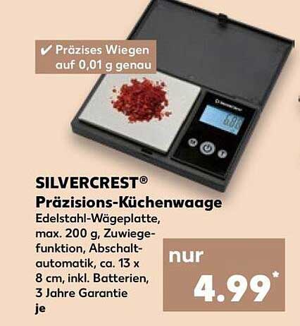 SILVERCREST® Präzisions-Küchenwaage