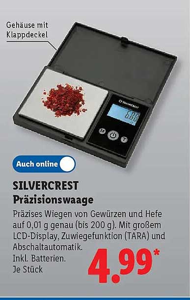 SILVERCREST Präzisionswaage