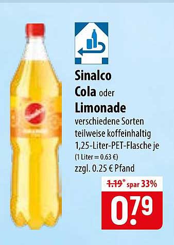 Sinalco Cola oder Limonade