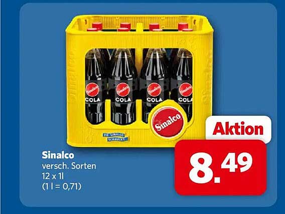 Sinalco versch. Sorten 12 x 1 l (1 l = 0,71)