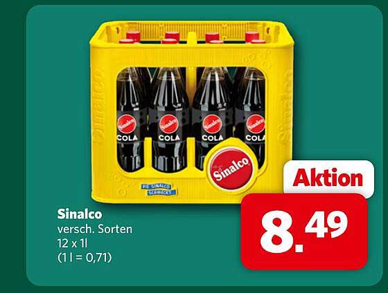 Sinalco versch. Sorten 12 x 1 l (1 l = 0,71)