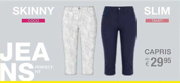 SKINNY COCO / SLIM TAHITI JEANS CAPRIS
