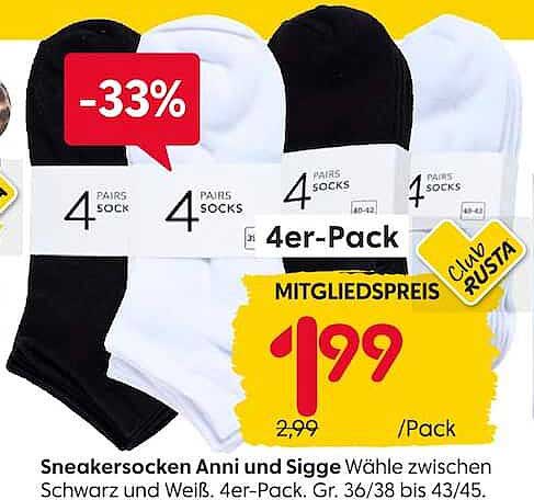 Sneakersocken Anni und Sigge