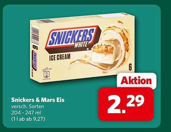 Snickers & Mars Eis