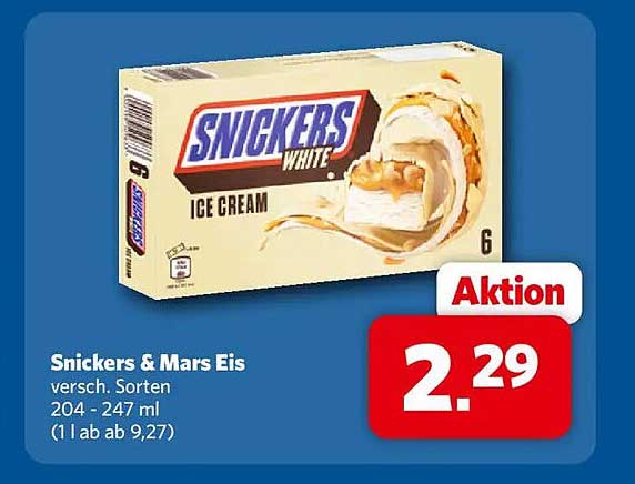 Snickers & Mars Eis