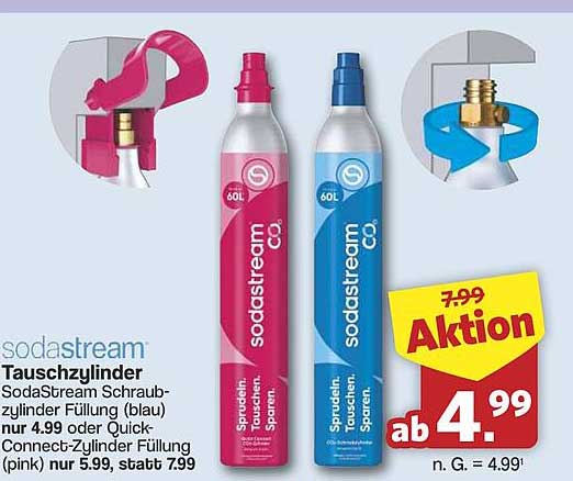 SodaStream Tauschzylinder