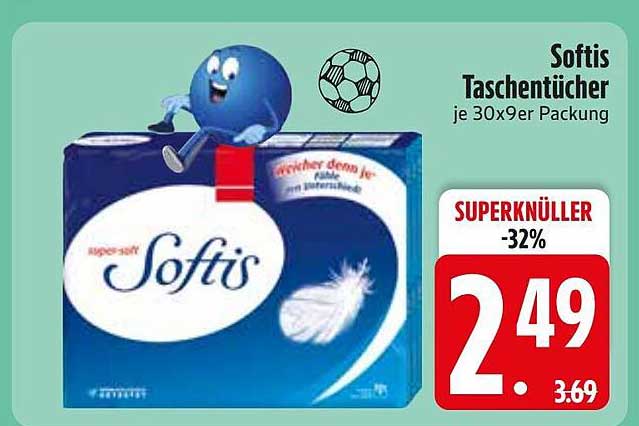 Softis Taschentücher je 30x9er Packung
