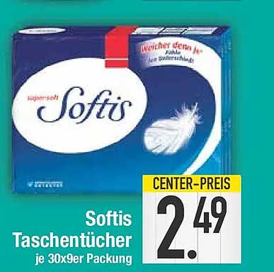 Softis Taschentücher je 30x9er Packung