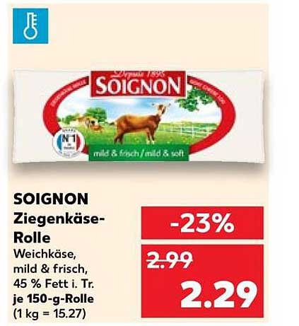 SOIGNON Ziegenkäse-Rolle