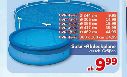 Solar-Abdeckplane versch. Größen