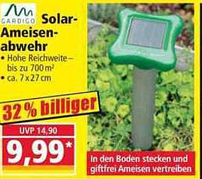 Solar-Ameisenabwehr