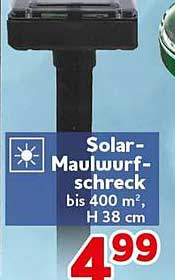 Solar-Maulwurfschreck bis 400 m², H 38 cm