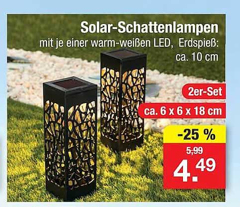 Solar-Schattenlampen