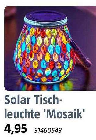 Solar Tisch-leuchte 'Mosaik'