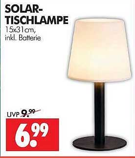 SOLAR-TISCHLAMPE 15x31 cm, inkl. Batterie