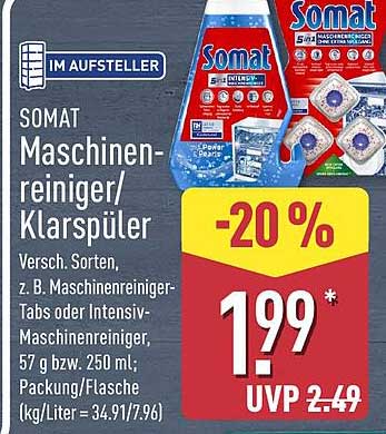 SOMAT Maschinenreiniger/Klarspüler