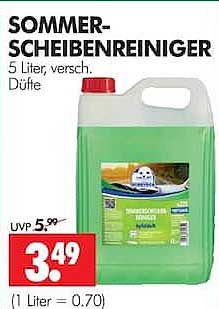 SOMMER-SCHEIBENREINIGER 5 Liter, versch. Düfte