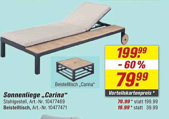 Sonnenliege „Carina“