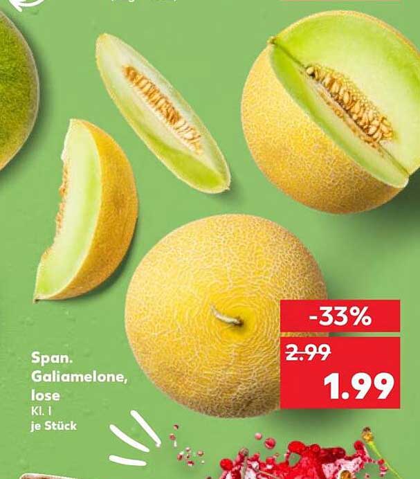 Span. Galiamelone, lose Kl. I je Stück