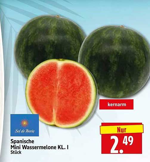 Spanische Mini Wassermelone KL. I Stück