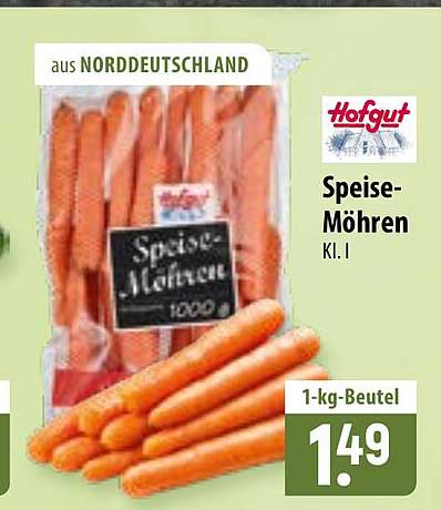 Speise-Möhren Kl. I