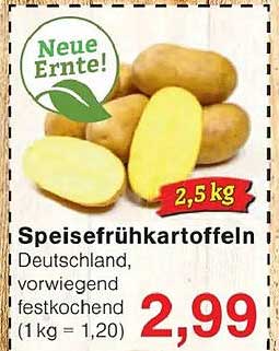 Speisefrühkartoffeln