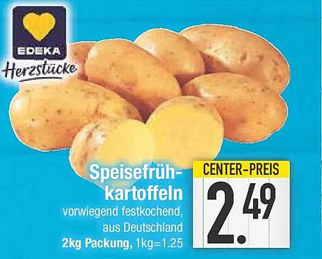 Speisefrühkartoffeln