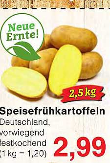 Speisefrühkartoffeln