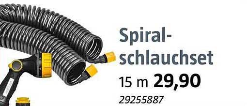 Spiral- schlaucheset 15 m
