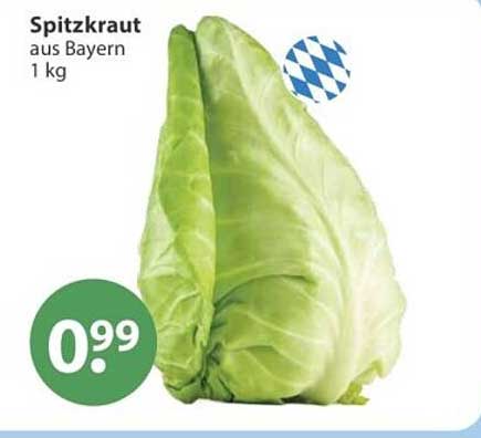 Spitzkraut aus Bayern 1 kg