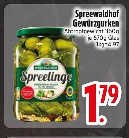 Spreewaldhof Gewürzgurken